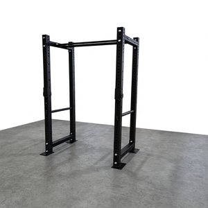 Station de <span class=keywords><strong>musculation</strong></span> polyvalente en acier robuste : Rack à squats, support de développé couché, cage de <span class=keywords><strong>musculation</strong></span>, barre de traction, crochets en J réglables pour usage domestique et commercial - Product Image 6