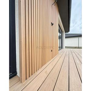Capped Composite Decking Board 23mm D'épaisseur Nouveau Design GK140-23C Extérieur Jardin Sous-sol Salle De Bains Salon Cuisine Parc Cliquez - Product Image 4