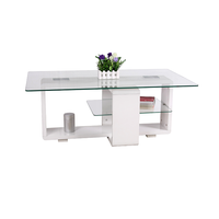 Table basse en acier miroir en verre de loisirs classique convertible pour salon salle à manger maison avec motif carré rond utilisation Villa