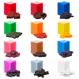 Venta al por mayor de pigmentos de tinte de vela, copos multicolores, bloques de tinte de cera de vela para hacer velas perfumadas DIY - Product Image 5