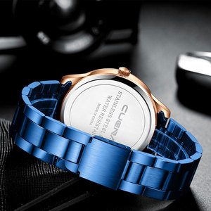 Montres <span class=keywords><strong>CUENA</strong></span> pour hommes, montre-bracelet de luxe à quartz, cadeau, montre en acier, décontractée, étanche, dropshipping, montres-bracelets en stock, Jam Tangan 891 - Product Image 5