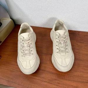 Chaussures de course décontractées à lacets 2026 – Cuir véritable respirant, semelle épaisse amortissante, anti-odeur – Style classique - Product Image 2