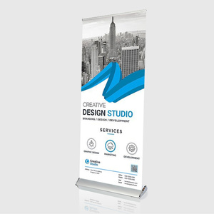 Supporto per Banner a basso costo all'ingrosso in alluminio 85*200cm Kakemono sfondo portatile flessibile a goccia ampia stendardo - Product Image 6
