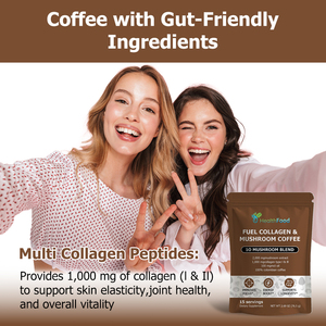 Café aux champignons au collagène de haute qualité avec glucides pour renforcer le système immunitaire et améliorer la santé intestinale - Product Image 6