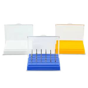 24 fori per disinfezione dentale scatola di colore diverso diamante porta frese in plastica - Product Image 4