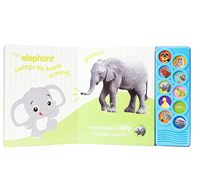 Penjualan terlaris buku play-a-sound 10 tombol untuk anak-anak dicetak warna-warni bayi hewan sampul keras kertas kardus murah cetakan Offset