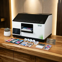 Nouvelle imprimante jet d'encre UV AI Mini A5 XP600 automatique portable Wi-Fi 1440 DPI tout-en-un pour effets de relief personnalisés, coques de téléphone DIY, cartes d'identité
