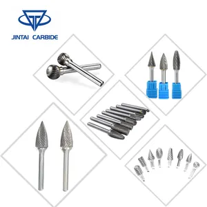 Máy Mài Tốc Độ Cao Tct Linh Hoạt Xoay Đôi Cắt Thêm Công Cụ Không Khí Vonfram Cacbua Quay Burrs Burr Set Cắt Đơn