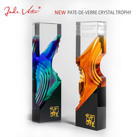 Trophée Éclair en Cristal Liuli, Design Sculpté en 3D, Brevet Original Exclusif, Prix Annuel de l'Innovation Technologique