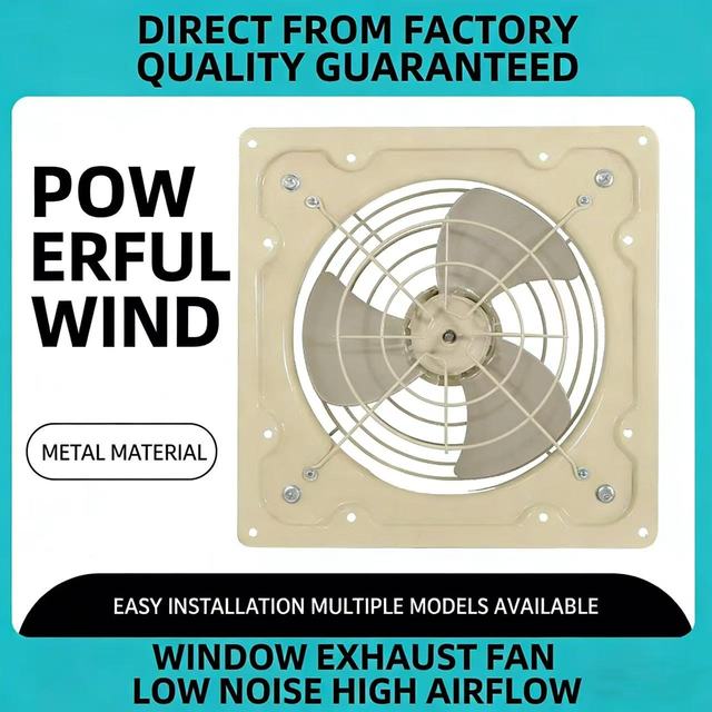 Electric Industrial Axial Fan 220V 5 Blades Powerful Industrial Grade Ventilation for Workshop Factory
