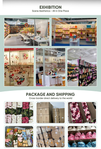 Persan mexicain Aster fleur artificielle Style coréen décoration de la maison pièce décorative fleur en soie - Product Image 6