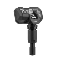 Sensor de presión de neumáticos LAUNCH RF TSENSOR-05N, configuración internacional, ángulo ajustable, aleación de aluminio, negro