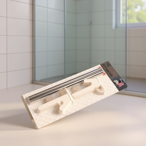 Homeera Short Towel Rack 35 Cm Stainless Steel Wall Mounted Chrome Finish Bathroom Minimalist Design - Product Image 2