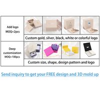Boîte d'Emballage Rigide Personnalisée de Luxe en Carton pour Bijoux, Bracelets et Colliers, avec Logo, Vente en Gros