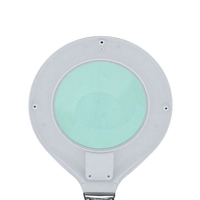 Lampe Loupe LED de Bureau Dimmable avec Cache Anti-Poussière, Grossissement 5X, Idéale pour la Lecture et les Travaux d'Hobbies (Protection Oculaire)