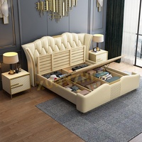 Meubles de chambre à coucher, rangement de canapé double moderne en métal, lits à double étui, literie, lit, jupe, canapé, lits en métal
