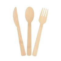 Vaisselle de luxe écologique en bambou pour hôtels et mariages – Ensemble couteau, fourchette, cuillère réutilisable de haute qualité – Fabriqué à Huoshan