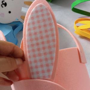 Sac cadeau en feutre écologique durable pour enfants pour Pâques, sac fourre-tout pour fruits et bonbons avec décoration - Product Image 2