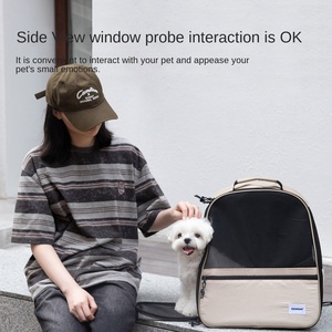 Mochila Ecológica HD de Gran Capacidad (10 kg) para Perros y Gatos, Diseño Moderno, Transportín de Nailon con Cierre de Cremallera para Aventuras al Aire Libre - Product Image 5