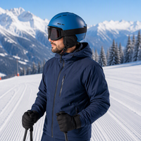 Casque de snowboard tout-terrain en polycarbonate, protection tout-terrain, blanc mat noir multicolore, casque de protection
