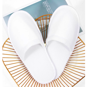 Pantofole Premium in Spugna per Hotel, Personalizzabili con Logo OEM, Suola in EVA, Monouso per <span class=keywords><strong>Spa</strong></span> - Product Image 2