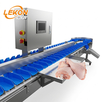 Machine de triage automatique de poulet de qualité alimentaire, balanceuse de volaille pour poulets entiers, ailes, pattes, coupes de viande