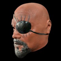 Cosplay Personnage Réaliste Noir Chef Nick Fury Masque Anime Film S.H.I.E.L.D. Fête d'Halloween Leader en gros