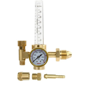 Détendeur de gaz avec débitmètre 0-15 Lpm pour Argon, Dioxyde de carbone, Soudage MIG TIG - Product Image 5