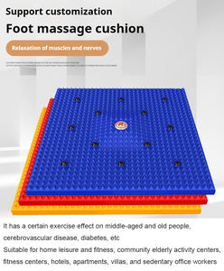 Akupresür ayak masaj yastığı masaj minderi katlanır ayak pedi Maasager manyetik terapi çevre dostu ayak masaj matı makinesi - Product Image 4