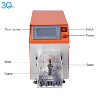 Équipement de fabrication de câbles coaxiaux semi-automatique 3Q SQ 630W pour le dénudage de 5 à 25 mm, dénudage maximum de 9 couches, dénudeur de câbles servo