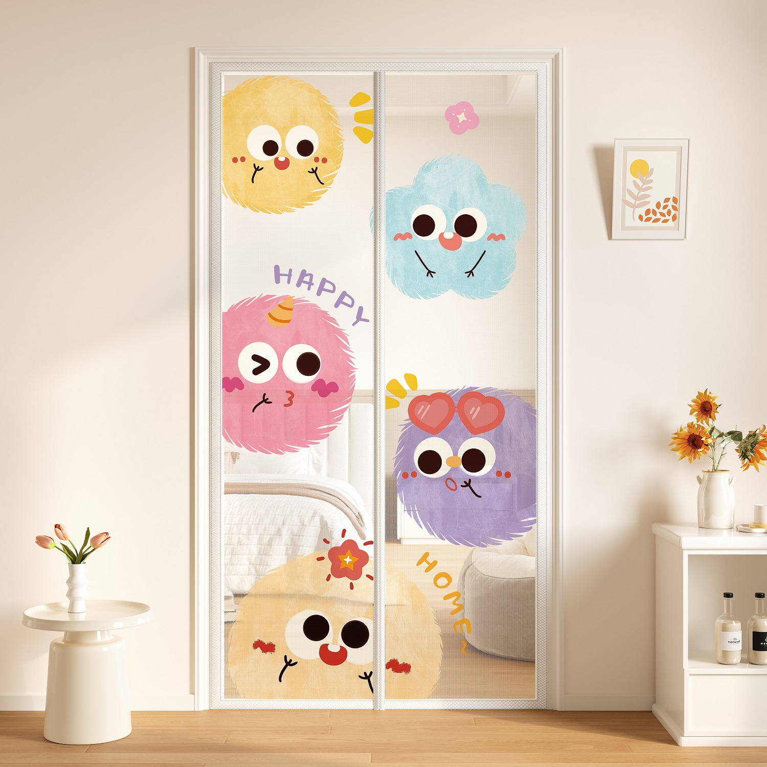 Floating and Relaxing [High-Definition Pattern Velcro Storage Hook]
