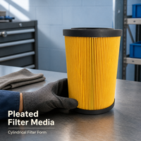 Kartrid Filter Oli Peralatan Industri MF4002P10NBP01 Elemen Pengganti untuk Filtrasi Oli