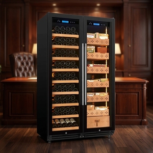 NE-171A-P - Gabinete para Cigarros con Puerta de Vidrio, Pantalla Digital, Refrigeración por Compresor, Temperatura y Humedad Constantes, Ideal para Principiantes - Product Image 1