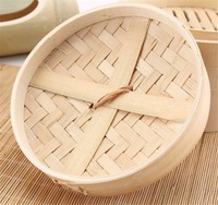 Ensemble de paniers à collation pour riz et légumes, outils de cuisine, cuiseur à vapeur pour boulettes, cuiseur à vapeur en bambou avec une Cage ou une couverture