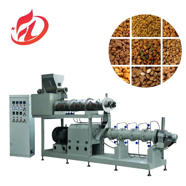 High Efficiency Stainless Steel Pet Dog & Cat Food Processing Machine with Gear Extruder for Feed Production Line