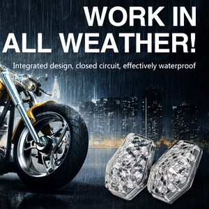 Feu clignotant LED en forme de nid d'abeille pour <span class=keywords><strong>Suzuki</strong></span> GSXR SV <span class=keywords><strong>650</strong></span> Bandit 2000-2007 - Product Image 3
