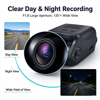 Caméra embarquée intelligente Z00 970 008 1080P HD WiFi DVR pour voiture, vision nocturne grand angle F1.8, enregistrement en boucle