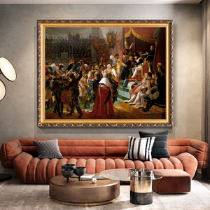 Colección de Pinturas al Óleo sobre Lienzo, Antiguas de Francia, Pintura al Óleo de Gran Tamaño, Pintura al Óleo Napó - Product Image 3