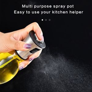 Professional Oil Sprayer for Air Fryer Stainless Steel Glass Olive Oil Mister <b>Bottle</b> for Cooking Baking Grilling BBQ Tools - Product Image 5