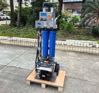Système mobile d'osmose inverse 300L/H, machine de dessalement RO portable, installation de purification d'eau pure pour le nettoyage des fenêtres et le lavage de voitures