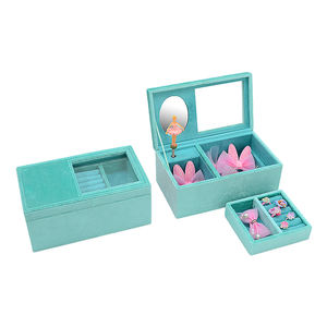 Botón giratorio de terciopelo personalizado, carrusel de baile de bailarina, canciones de feliz cumpleaños, música, caja de joyería de lujo - Product Image 1