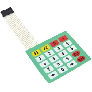Painel de controle de teclado com interruptor de membrana de teclas 4x5 Matrix Array 20 teclas de venda quente