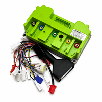 QSMOTOR 10 V4 1500W 40H avec contrôleur Fardriver ND72260 et écran LCD DKD, kit complet de faisceau de câblage et interrupteur d'accélérateur