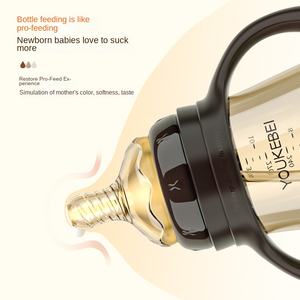 <span class=keywords><strong>Biberon</strong></span> anti-flatulences et anti-chute pour bébés de 0 à 6 mois et de 1 à 3 ans, artefact de sevrage en matériau PC, poignée large ouverture - Product Image 2