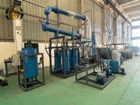 Machine de recyclage d'huiles usagées et de distillation sous vide d'huiles moteur pour transformer l'huile moteur noire en huile de base pour raffinerie