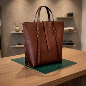 Bolso de Mano de Cuero Genuino para Mujer, con Correa Cruzada, Gran Capacidad, Suave, Duradero, con Cierre, Impermeable, Venta Caliente - Product Image 4