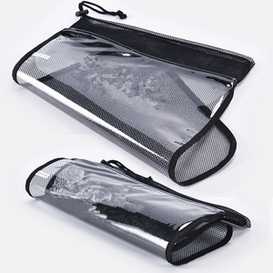 PVC Diving Mesh Bag 0.3mm Thickness <b>Drawstring</b> Swim Bag For Swimming And Water Sports Children And Adults - Product Image 1