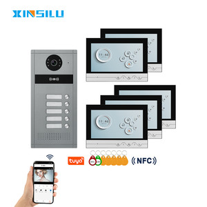 XSL 9 "IPS écran vidéo porte télé<span class=keywords><strong>phone</strong></span> système 1080P résolution WiFi interphone Tuya App IC carte résistant à l'eau facile - Product Image 1