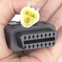 Lanlin Motorrad OBD2 zu 3-Pin Kabel Blaues Motorrad-Adapterkabel 1 Jahr Garantie