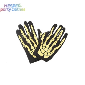 Guantes Cortos HESPER Estilo Punk Europeo Americano con Diseño de Calavera y Plumas de Pollo para Hombre y Mujer, Ideales para Verano y Playa - Product Image 2